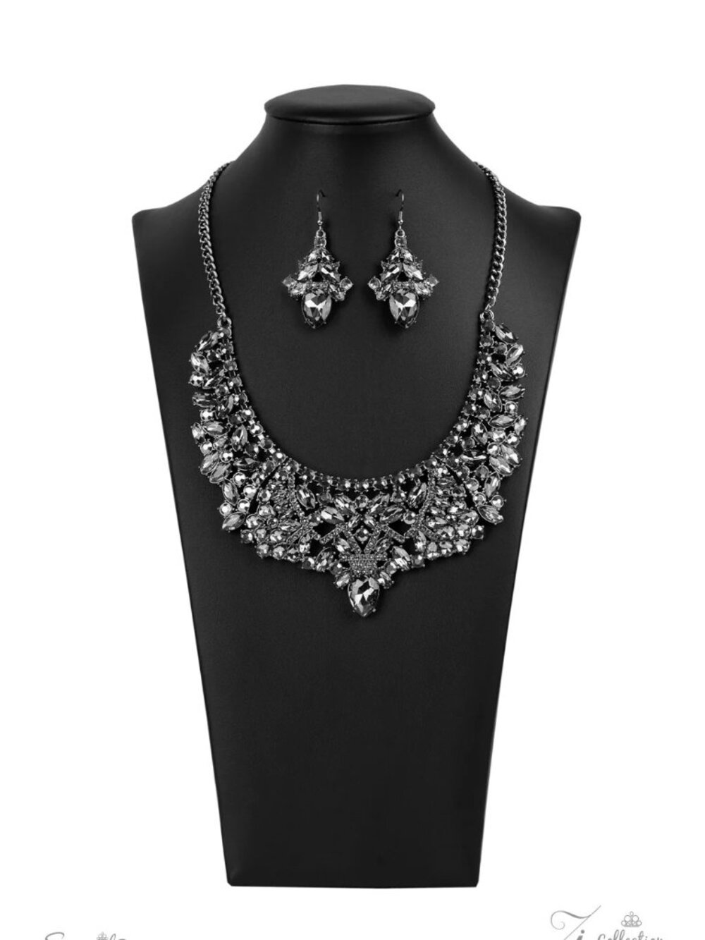 ✨ Paparazzi Zi Collection “The Hematite” Signature Series Statement Necklace & E